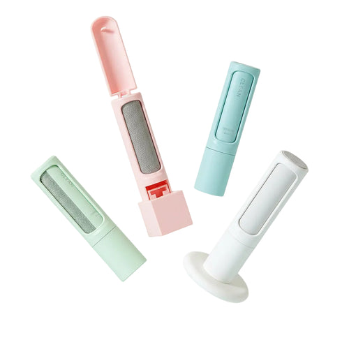 2-in-1 Reusable Pet Hair Remover Brush – Self-Cleaning Lint Roller