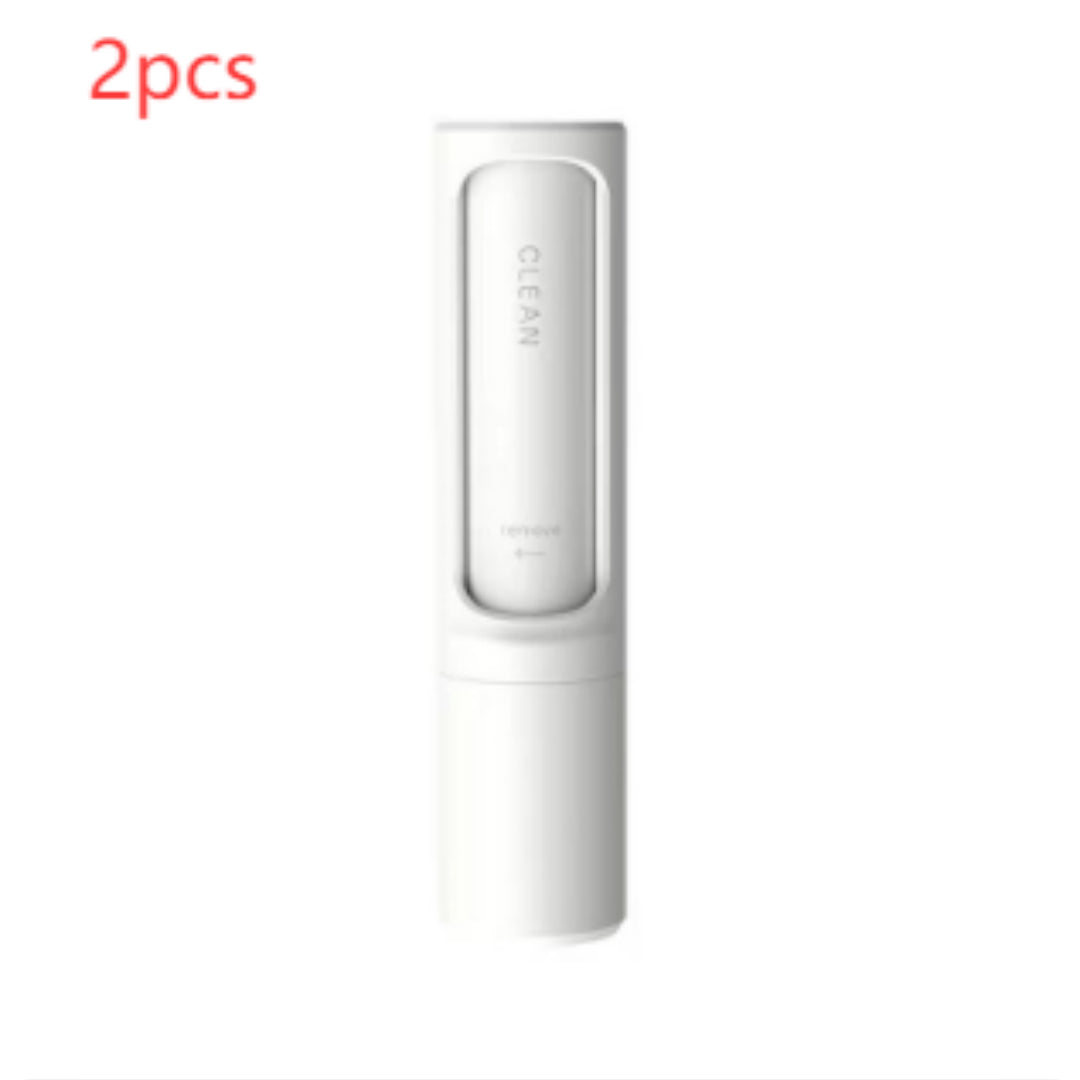 2-in-1 Reusable Pet Hair Remover Brush – Self-Cleaning Lint Roller