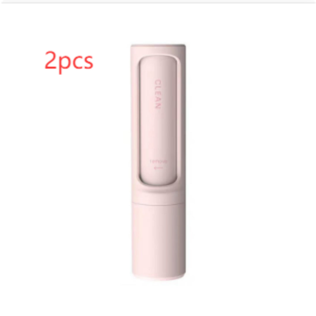 2-in-1 Reusable Pet Hair Remover Brush – Self-Cleaning Lint Roller