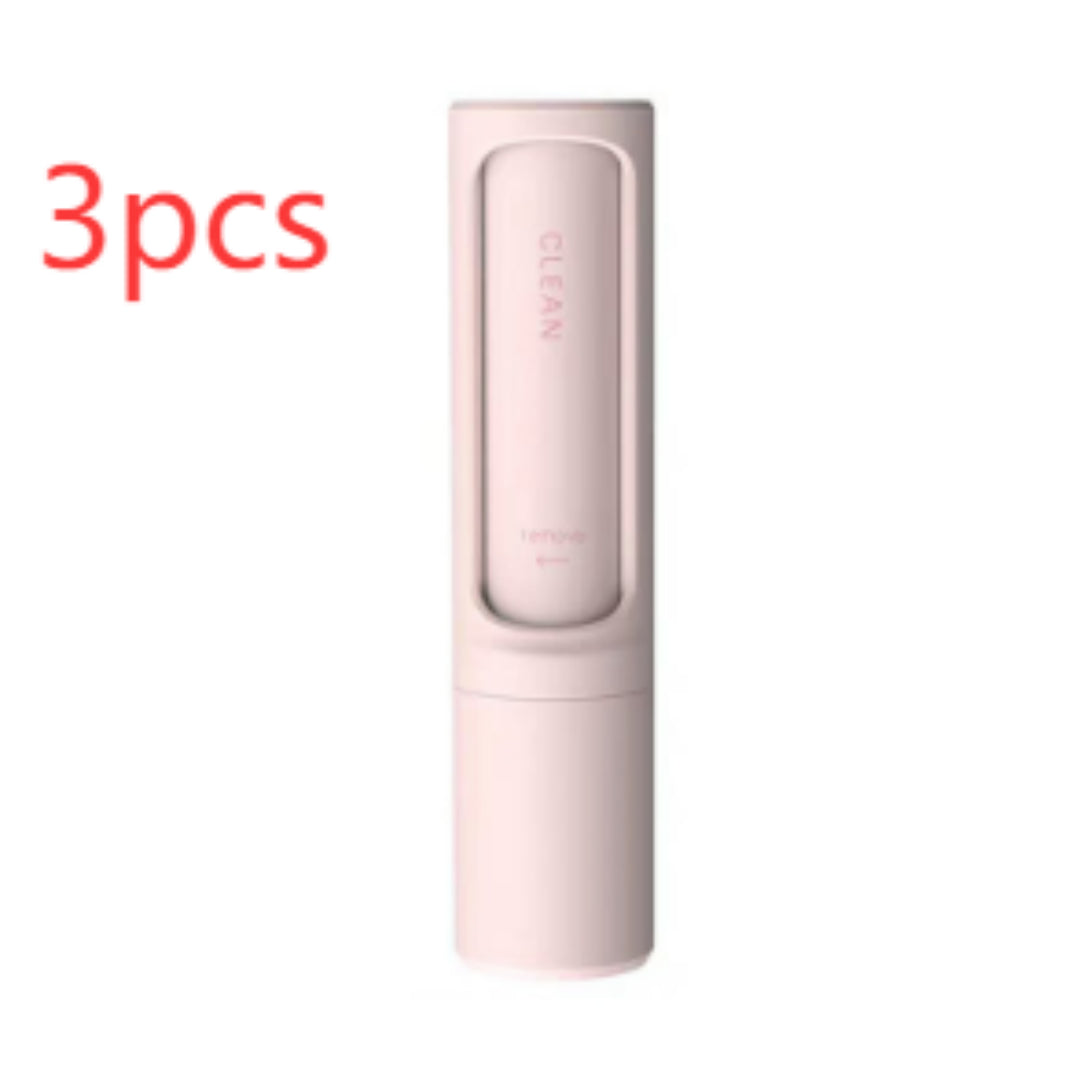 2-in-1 Reusable Pet Hair Remover Brush – Self-Cleaning Lint Roller