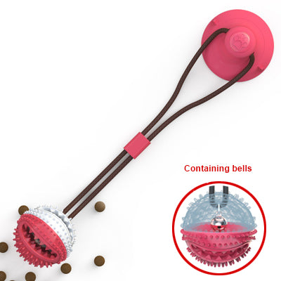 Interactive Dog Toy - Engaging Suction Cup Fun for Chewing and Tugging