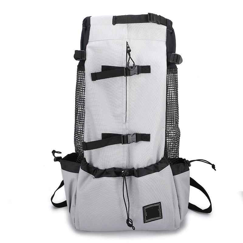 Portable Pet Carrier Backpack – Double Shoulder Travel Bag for Dogs & Cats