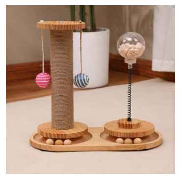 Cat Treat Dispenser Toy – Interactive Catnip & Slow Feeder Fun - Docatshop