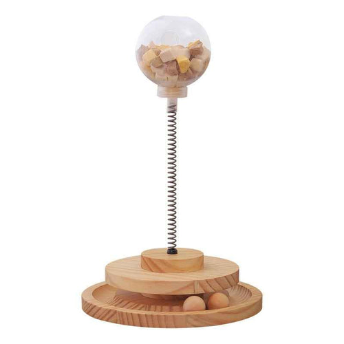 Cat Treat Dispenser Toy – Interactive Catnip & Slow Feeder Fun - Docatshop