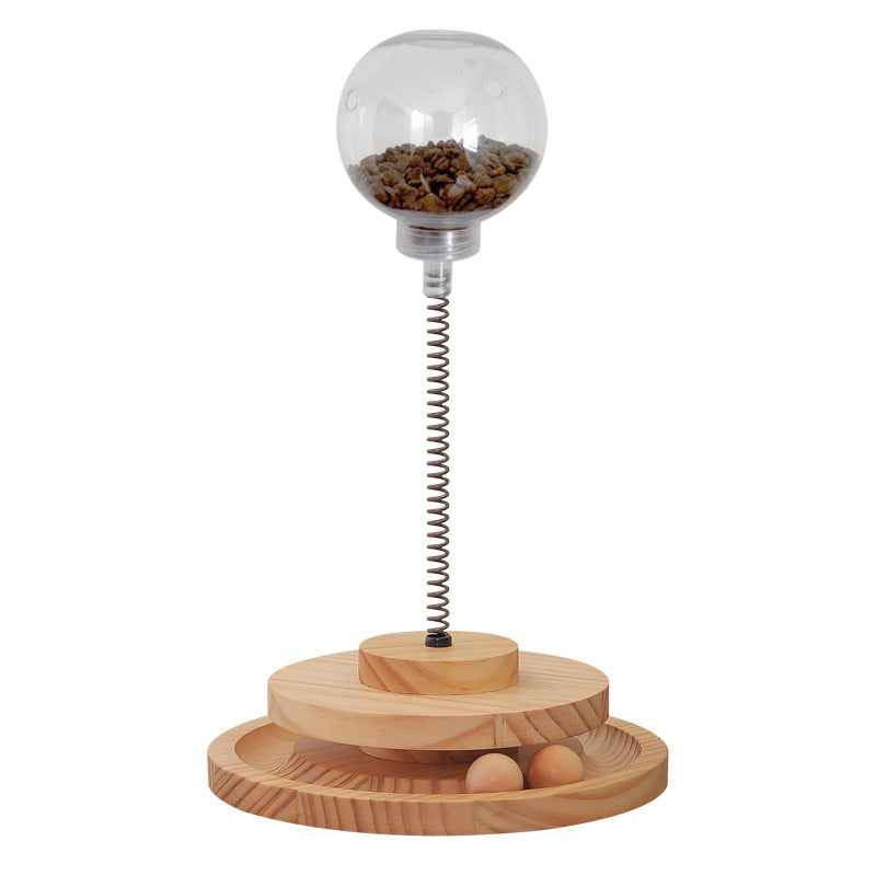 Cat Treat Dispenser Toy – Interactive Catnip & Slow Feeder Fun - Docatshop