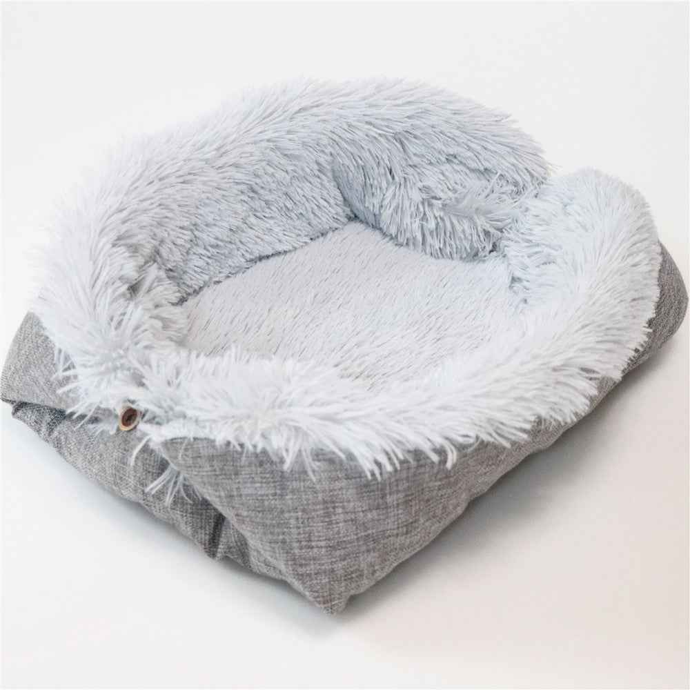 Convertible Pet Bed – Ultimate 2-in-1 Convertible Pet Bed for Cozy Comfort - Docatshop