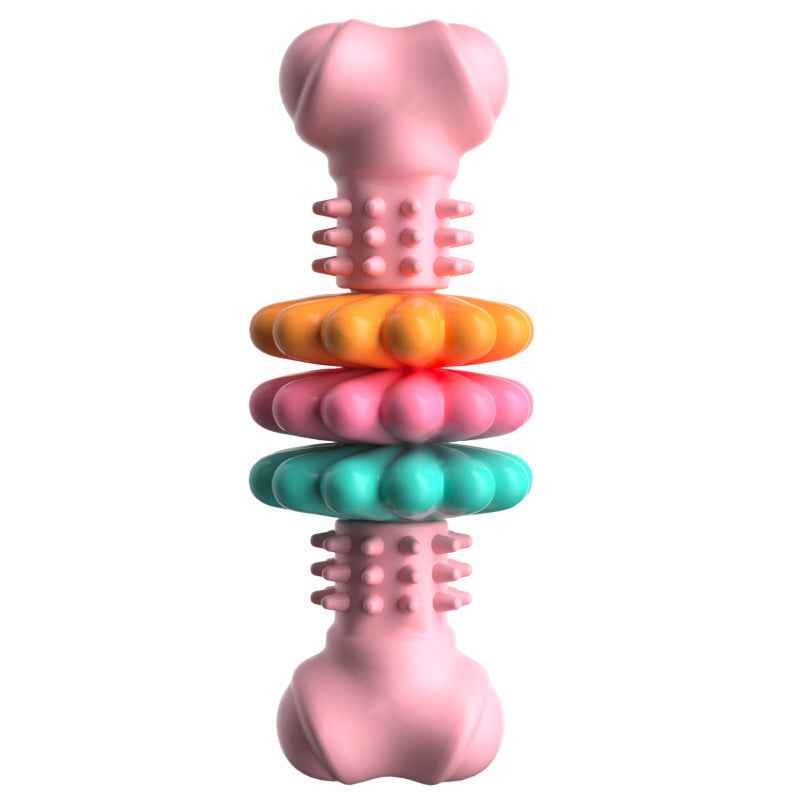 Indestructible Dog Bone Chew Toy – Teeth Cleaning & Teething Relief - Docatshop