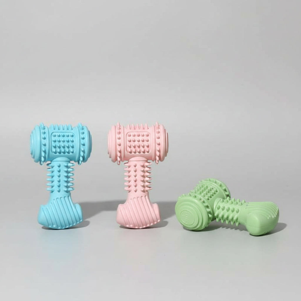 Indestructible Dog Chew Toy – Tough TPR Teeth Cleaning Toy - Docatshop