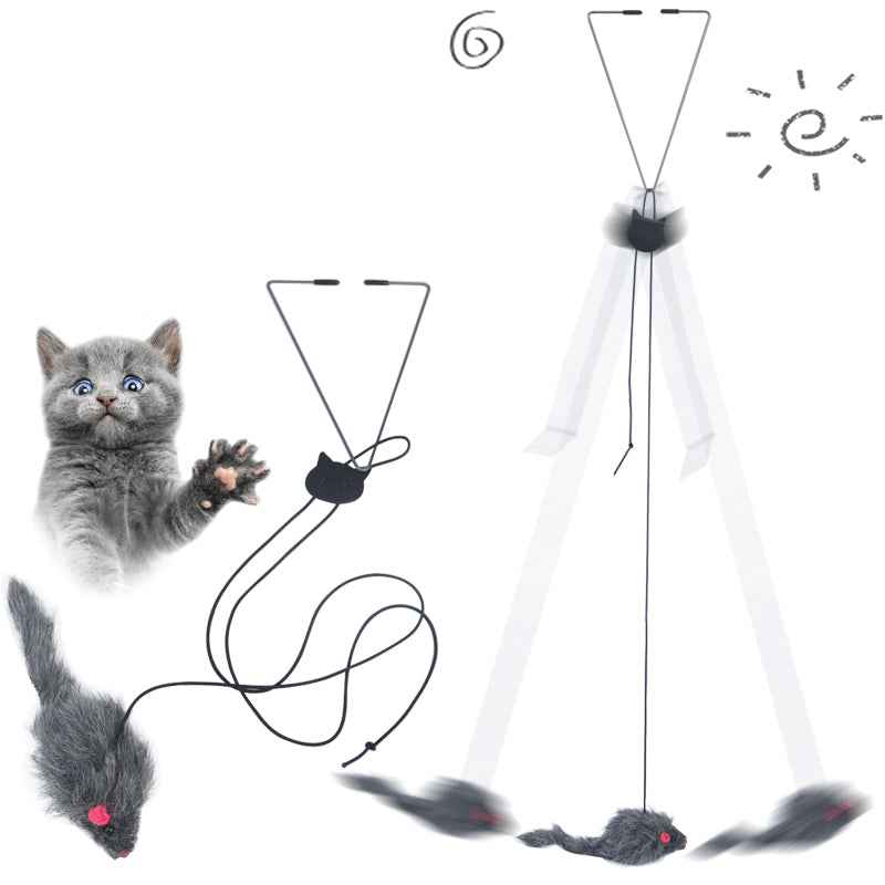 Interactive Telescopic Cat Toy: Enhance Your Cat's Playtime with Engaging Fun - Docatshop