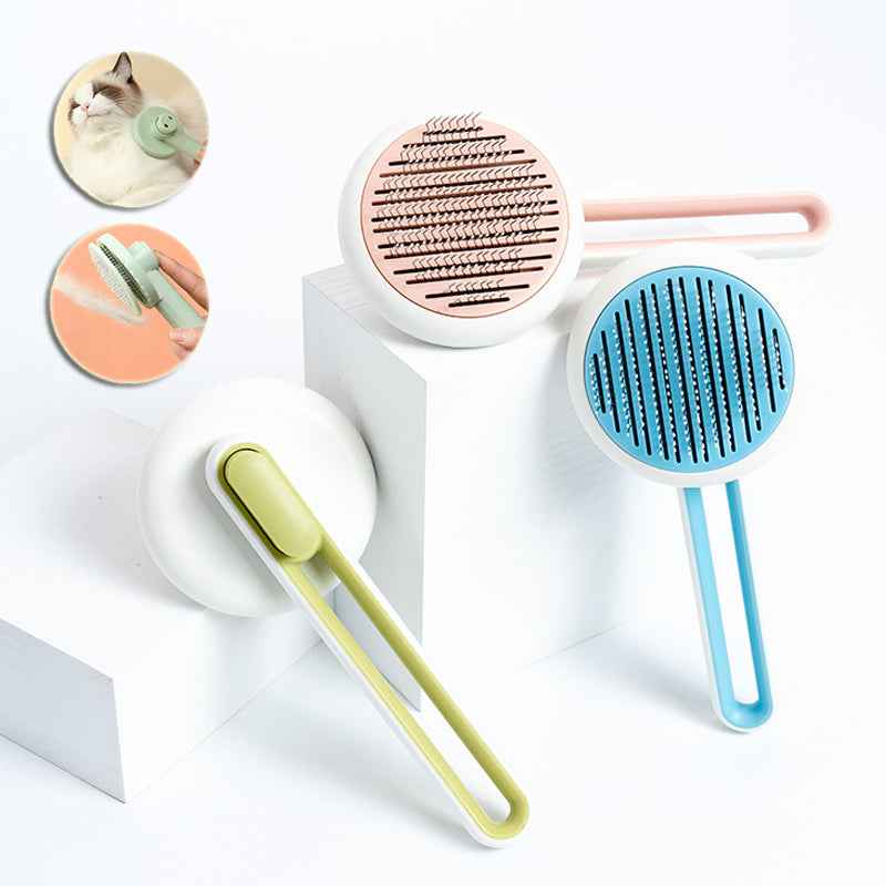 Pet Hair Remover Brush – The Ultimate Self-Cleaning Grooming Tool for Happy Dogs & Cats - Docatshop