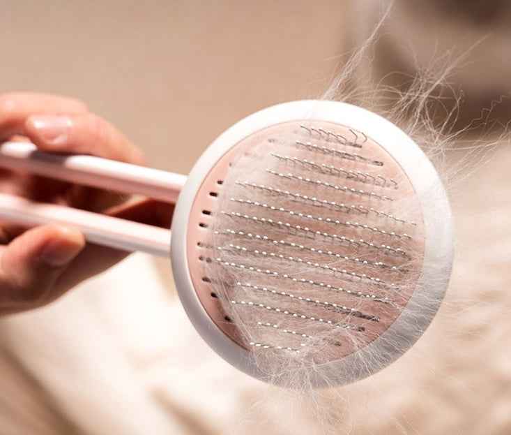 Pet Hair Remover Brush – The Ultimate Self-Cleaning Grooming Tool for Happy Dogs & Cats - Docatshop