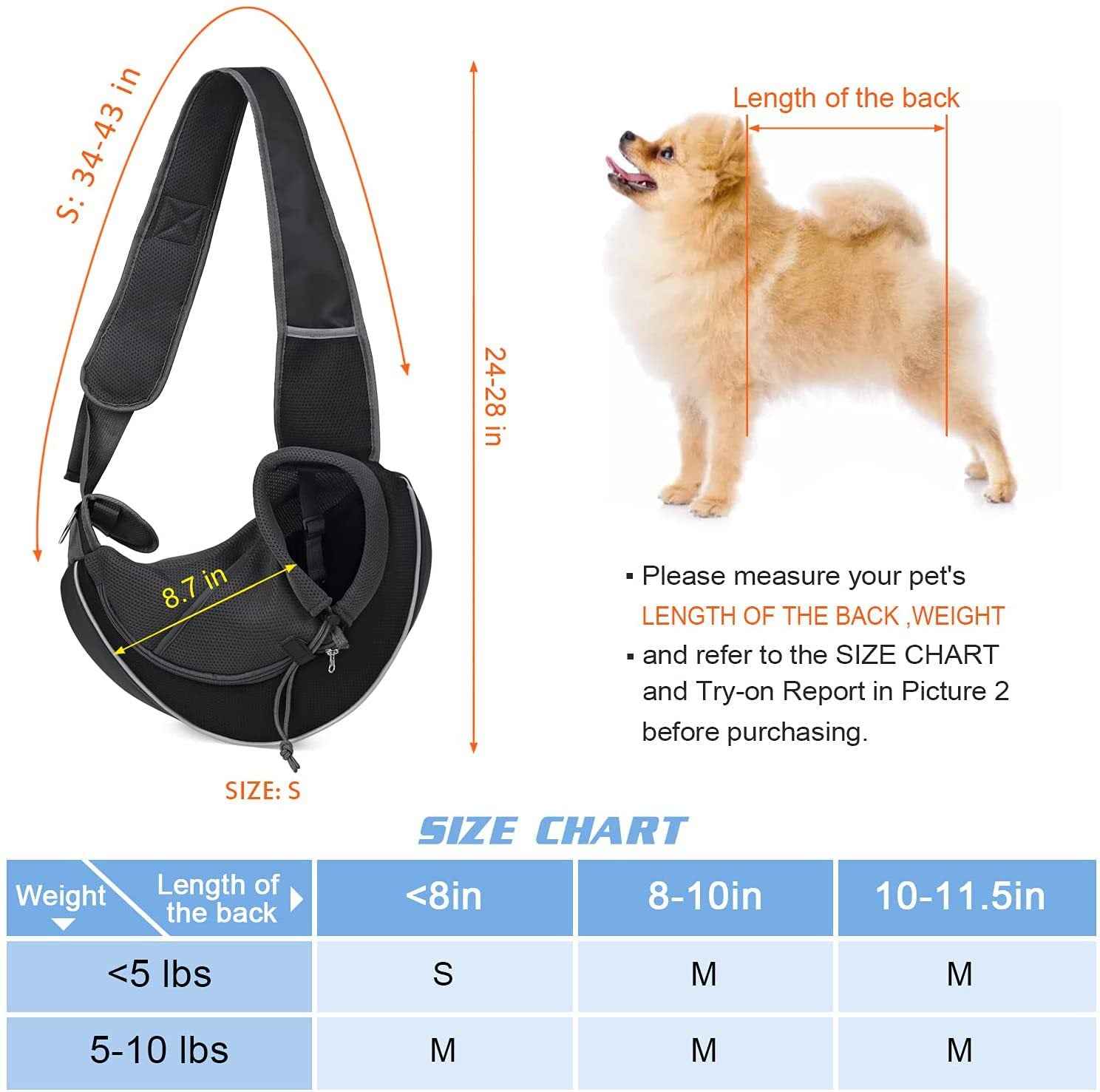 Portable Pet Carrier Cross-body Bag – Comfortable Travel Sling - Docatshop