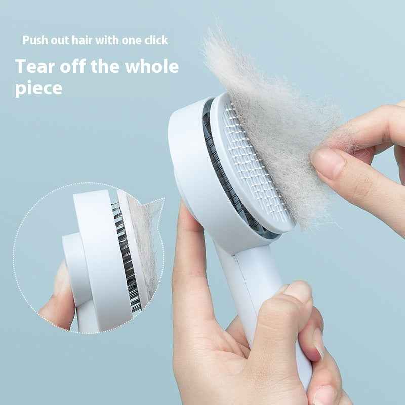 Self-Cleaning Pet Comb: Effortless Grooming & Pampering for Your Furry Friends - Docatshop