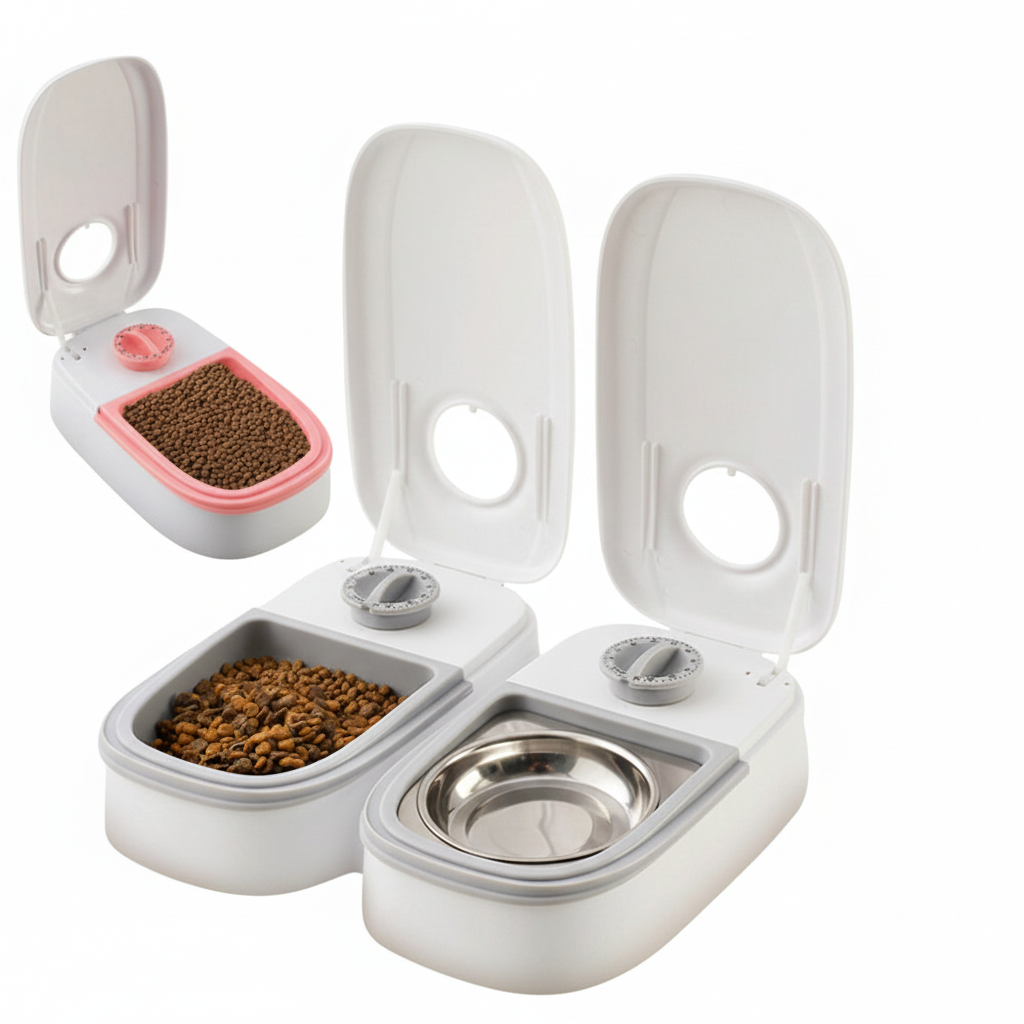 Smart Automatic Pet Feeder – Google-compliant image